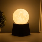 Лампа настольная «Полная луна» LED 1×40 Вт Е27 черный 12×12×21 см - Фото 2