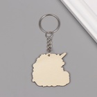 Брелок дерево "Семья единорогов" 4х4,2х0,3 см - фото 808606636