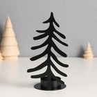 Металлический подсвечник на 1 свечу «Ёлочка», d=4 см, 8×6.5×15 см - Фото 2