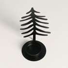 Металлический подсвечник на 1 свечу «Ёлочка», d=4 см, 8×6.5×15 см - Фото 6