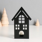 Металлический подсвечник на 1 свечу «Домик», d=4 см, 7×9×14.5 см - Фото 1