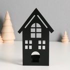 Металлический подсвечник на 1 свечу «Домик», d=4 см, 7×9×14.5 см - Фото 2