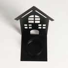 Металлический подсвечник на 1 свечу «Домик», d=4 см, 7×9×14.5 см - Фото 6