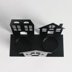 Металлический подсвечник на 2 свечи «Домики», d=4 см, 14.5×6×13 см - Фото 6