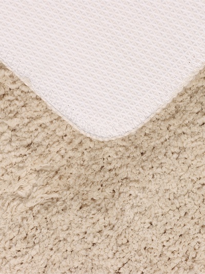 Коврик Savanna, 40×60 см, ворс 2 см, микрофибра, бежевый