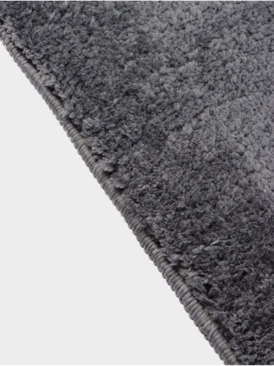 Коврик Savanna, 40×60 см, ворс 2 см, микрофибра, тёмно-серый