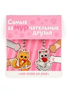 Брелоки парные «Замурчательные друзья», 11×17.5 см - Фото 2