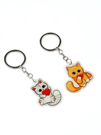 Брелоки парные «Замурчательные друзья», 11×17.5 см