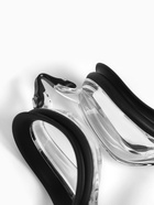 Очки для плавания ONLYTOP, набор носовых перемычек, чёрные - Фото 16