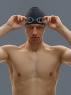 Очки для плавания ONLYTOP, набор носовых перемычек, чёрные - Фото 8