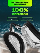 Очки для плавания ONLYTOP, набор носовых перемычек, чёрные - Фото 3