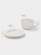 Чайная пара Ancient Greece, чашка 280 мл, блюдце d=15.3 см, керамика, белая - Фото 2