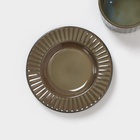 Чайная пара «Винтаж», чашка 250 мл, блюдце d=15.5 см, керамика, зелёная - Фото 3