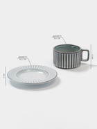 Чайная пара «Винтаж», чашка 250 мл, блюдце d=15.5 см, керамика, голубая - Фото 2