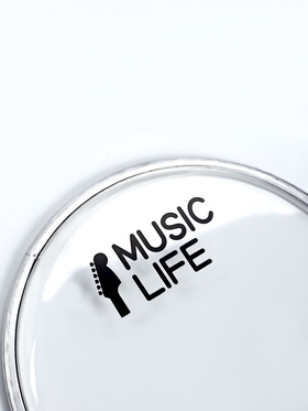Пластик для барабана Music Life 6 дюймов, прозрачный