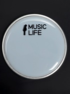 Пластик для барабана Music Life 6 дюймов, белый - фото 322392058