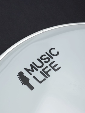 Пластик для барабана Music Life 10 дюймов, белый