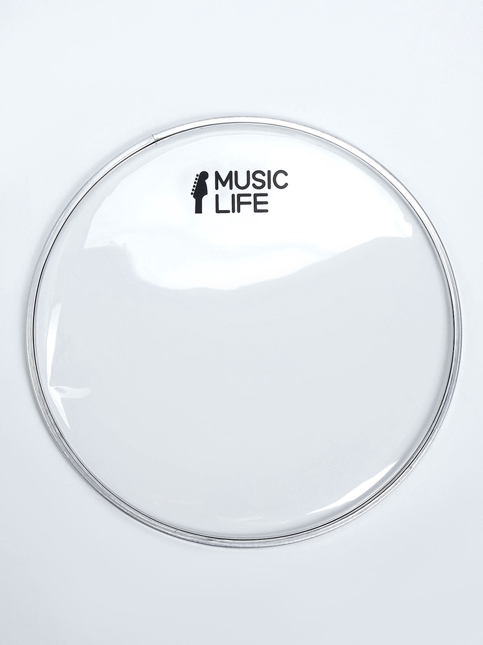 Пластик для барабана Music Life 10 дюймов, прозрачный - Фото 1