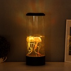 Светильник «Аквариум с медузами» LED RGB 7 Вт USB черный 13.5×13.5×37 см - Фото 3