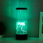 Светильник «Аквариум с медузами» LED RGB 7 Вт USB черный 13.5×13.5×37 см - Фото 6