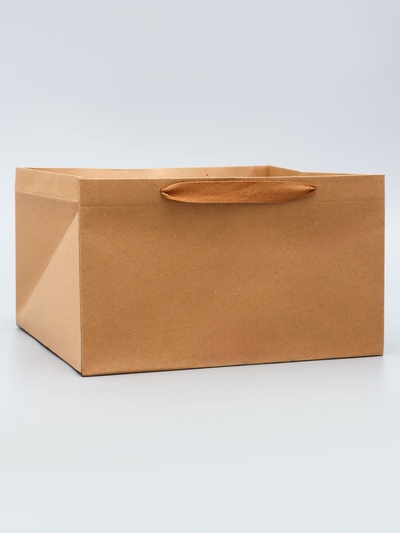 Пакет для торта, с широким дном 30×30×17.5 см, крафт