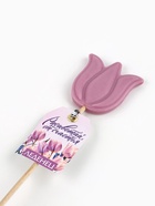 Леденец на палочке «8 марта», тюльпан, вкус: виноград, 18 г. (комплект 2 шт) - фото 34928030