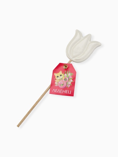 Леденец на палочке тюльпан «8 Марта»