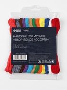Нитки мулине TEIRA «Сочный», 8±1 м, 12 шт., разноцветные - Фото 5