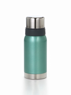 Термос Мастер К, 600 мл, 2 крышки-кружки, нержавеющая сталь, бирюзовый