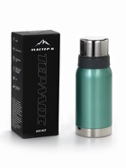 Термос Мастер К, 600 мл, 2 крышки-кружки, нержавеющая сталь, бирюзовый - фото 60857021