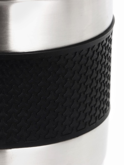 Термос для еды Мастер К, 1 л, с широким горлом, с контейнером, нержавеющая сталь, серебристый