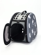 Складная сумка-переноска с отдельным входом, материал EVA, 43.5×28×33 см, серая - Фото 3