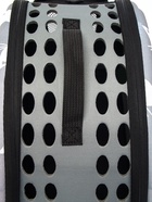 Складная сумка-переноска с отдельным входом, материал EVA, 43.5×28×33 см, серая - Фото 4