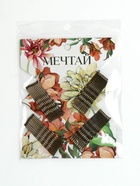 Невидимки для волос 40 шт «Мечтай» 5 см - фото 808640770