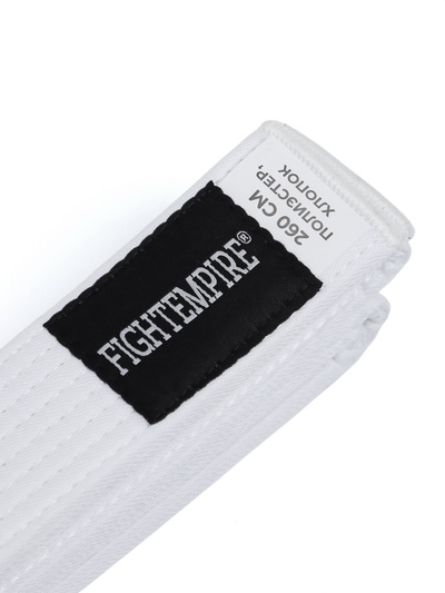 Пояс для кимоно FIGHT EMPIRE EXPERT, 2.6 м, белый