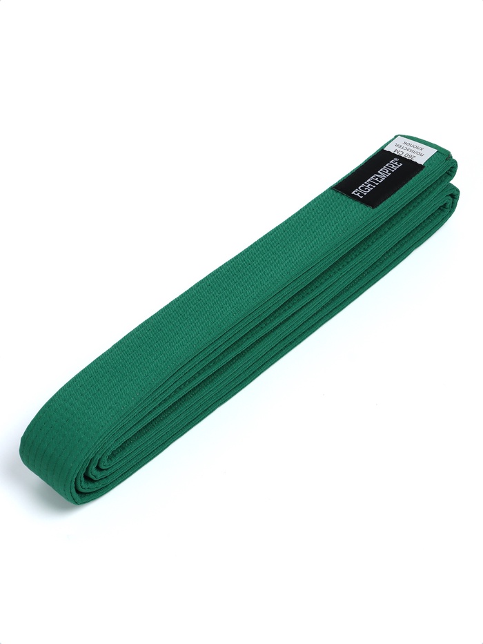 Пояс для кимоно FIGHT EMPIRE EXPERT, 2.6 м, зелёный - Фото 1