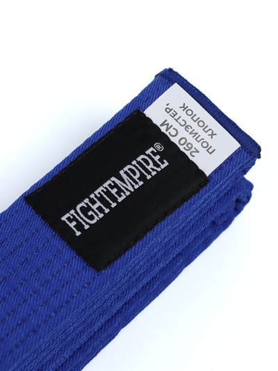 Пояс для кимоно FIGHT EMPIRE EXPERT, 2.6 м, синий
