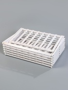 Стеллаж универсальный, 6 полок, 50×25×110 см, напольный, открытый, белый, Greengo 10766555