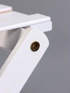 Стеллаж универсальный, 5 полок, 50×25×89 см, напольный, открытый, белый, Greengo 10766558