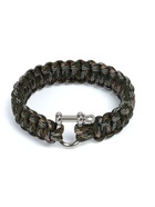 Браслет из паракорда, 25 см, цвет лесной камуфляж - Фото 3