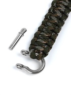 Браслет из паракорда, 25 см, цвет лесной камуфляж - Фото 4