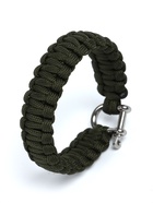 Браслет из паракорда, 25 см, цвет олива - Фото 1
