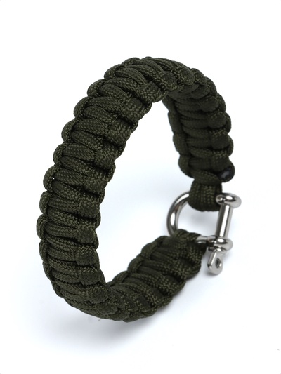 Браслет из паракорда, 25 см, цвет олива