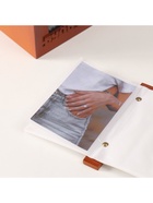 Фотоархив на 96 фото 10×15 см с фоторамкой 10×15 см «Будь рядом», красное дерево, 20×15×12 см - фото 66039075