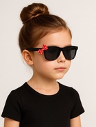 Очки солнцезащитные детские «Бантик», uv 400, линза 3.4×3.6 см, чёрный - Фото 4