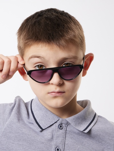 Очки солнцезащитные детские, uv 400, ширина 12.4 см, дужка 12.8 см, линза 4.7×3.2 см