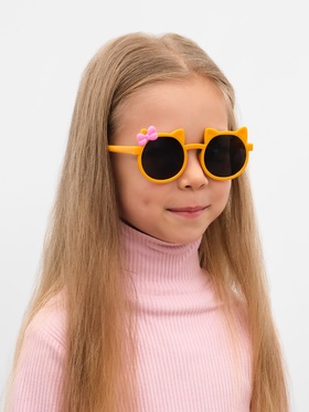 Очки солнцезащитные детские, uv 400, ширина 12.3 см, дужка 13 см, линза 4.8×4 см  (артикул 10823207)  большой выбор товаров оптом и в розницу по низким ценам с доставкой