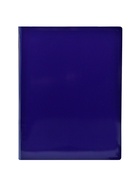 Папка с пружинным скоросшивателем А4, 700 мкм, 27 мм, Calligrata DeLuxe, внутренний карман, до 180 листов, черничный / черный (комплект 2 шт) - фото 33357247