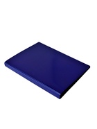 Папка с пружинным скоросшивателем А4, 700 мкм, 27 мм, Calligrata DeLuxe, внутренний карман, до 180 листов, черничный / черный (комплект 2 шт) - фото 33357248