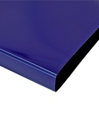 Папка с пружинным скоросшивателем А4, 700 мкм, 27 мм, Calligrata DeLuxe, внутренний карман, до 180 листов, черничный / черный (комплект 2 шт) - фото 33357249